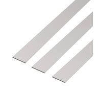 GAH-Alberts 497927 473068 - Asta piatta, anodizzata, 1000 x 20 x 5 mm, set da 3