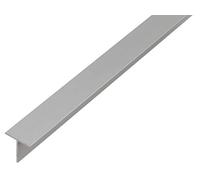 GAH-Alberts 497972 473112 - Profilo a T, in alluminio anodizzato, 1000 x 15 x 15 mm, set da 8