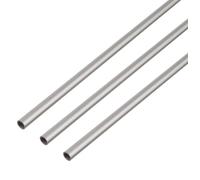 GAH-Alberts 498078 473471 - Tubo rotondo in alluminio anodizzato, 1000 x 25 x 1,5 mm, set da 3 pezzi