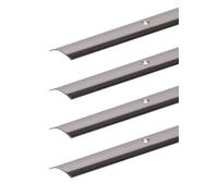 GAH-Alberts 498566 476151 - Set di 4 profili di transizione, in acciaio INOX, 900 x 30 mm