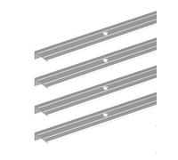 GAH-Alberts 498597 476656 - Profilo protettivo per scale, in alluminio anodizzato, 1000 x 24,5 x 10 mm, set da 4 pezzi