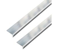GAH-Alberts 499396 488628 - Profilo angolare autoadesivo in alluminio cromato, 1000 x 25 x 15 mm, set da 2