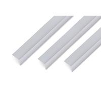 GAH-Alberts 499648 489243 - Profilo angolare autoadesivo, in alluminio, effetto sferico, 1000 x 20 x 20 mm, set da 3