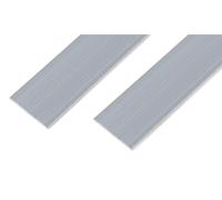 GAH-Alberts 499761 492458 - Profilo BA piatto, in alluminio di alta qualità, lunghezza 1 m, larghezza 60 mm, set da 2