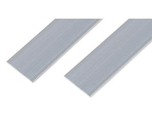 GAH-Alberts 499761 492458 - Profilo BA piatto, in alluminio di alta qualità, lunghezza 1 m, larghezza 60 mm, set da 2