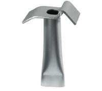 Gah-Alberts 654061 - Supporto/pedana per cancelli a reticolo, galvanizzato a cal
