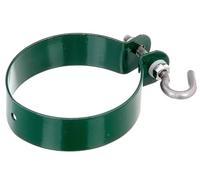Gah-Alberts 655587 - Anello di fissaggio per tubi e grondaie, zincato e rivestito in plastica, RAL 6005, Ø 76 mm, colore: Verde, 1 pezzo