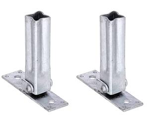 GAH-Alberts 701543 701512 - Corrimano universale regolabile 90-45°, zincato a caldo, set da 2