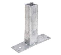 GAH-Alberts 701901 Supporto corrimano per palo Universale, Acciaio