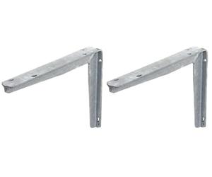 GAH-Alberts 800826 800703 - Console in profilo a T, disponibile in diversi modelli, per carichi estremi e estremi, zincate a caldo, altezza 200 mm, profondità 250 mm, set da 2 pezzi