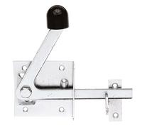 Alberts 210328 Chiusura per cancelli da giardino, zincato galvanico, con strato spesso passivato, 80 x 80 mm