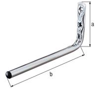 Gancio a muro dritto