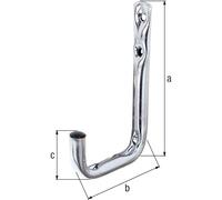 GAH Alberts Gancio da parete angolato