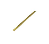 Alberts 471613 Profilo a U, Ottone, 1000 x 6 x 6 mm