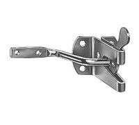 GAH-Alberts 210182 Serratura per cancello da Giardino, Acciaio, Grigio, 12.7 x 4.5 x 5.8 cm