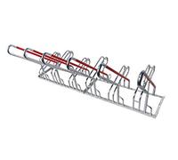 GAH-Alberts - Supporto da bicicletta per parcheggio a 6 posti, prodotto di seconda scelta con antifurto