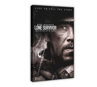 GAHCWB Poster su tela, motivo "Lone Survivor", decorazione artistica da parete per soggiorno, camera da letto, 50 x 75 cm
