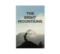 GAHCWB Poster su tela, motivo: The Eight Mountains (2022), decorazione per camera da letto, ufficio, stanza, regalo, 40 x 60 cm