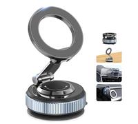 Gahenwo Supporto Porta Cellulare per Magsafe,360° Rotazione Supporto Magnetico Telefono Auto Magnete per Cellulare Autos Pieghevole,Portacellulare Auto con Anello Magnetico per Tutti i Telefoni