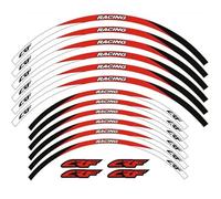 GAHQMSDG Adesivi Cerchioni Cerchio da 21" 18" per Motociclette Accessori per Ruote Adesivi Decalcomanie Strisce Riflettenti Set per CRF450L CRF450RX CRF450X CRF 450 L, RX X(Color 5)