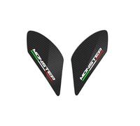 GAHQMSDG Adesivo del Serbatoio Carburante per Monster 821 1200 797 Moto Rilievo del Carro Armato Dell'olio Decalcomanie Pad Laterale Gas Ginocchio Grip Protector(Color 3)