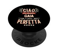 Gaia Idea Regalo Personalizzata Amica Nome Divertente PopSockets PopGrip Intercambiabile