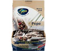 Gaia - New Linea Professionale Biffi - Pepe Nero - 500 Bustine Monodose da 0,20 g - Ristorazione, Catering, Maxi Formato, Spezie,