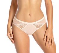 Gaia Slip Femminile Brasiliano con Ricami 1026B ADA, Beige,S