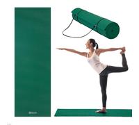 Gaiam Essentials - Tappetino da yoga con tracolla (183 cm di lunghezza x 61 cm di larghezza x 0,6 cm di spessore)