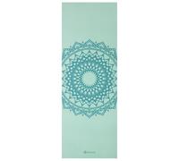 GAIAM - 5 mm Classic Printed Yoga Mat 61 x 173 x 0,5 cm verde/turchese