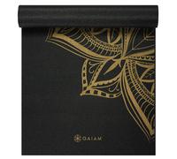 GAIAM - 6 mm Premium Metallic Yoga Mat - Tappetino yoga 61 x 173 x 0,6 cm nero