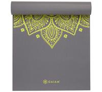 Gaiam Premium Yoga Mat Matte Pilates Sportmatte Fitnessmatte Citron Sundial 6Mm