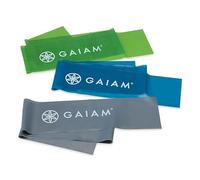 Gaiam, Set da 3 Fasce per Allenamento Muscolare, Standard