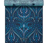 Gaiam Tappetino da yoga di alta qualità, reversibile, extra spesso, antiscivolo, per tutti i tipi di yoga, pilates e allenamenti a pavimento, Mystic Sky, 6 mm