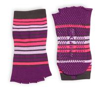 GAIAM - Women's Toeless Yoga Socks - Altri accessori per yoga S/M porpora