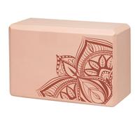 Gaiam Yoga Block Printed Yogablock Blocco Yogastein Pilates 05-64967 Corallo