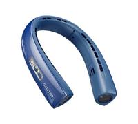 Gaiatop Ventilatore portatile per il collo, 40° elasticizzato per il collo, raffreddamento a 360°, interruttore a scorrimento a 1-100 velocità, ventola personale H1 modalità Turbo per viaggi