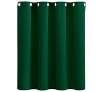 GAIFNAG 1 Pezzi Tende Oscuranti per Interni 80 x 200 cm Isolanti Termiche, Poliestere con Passanti Tende da Esterno Impermeabile per Porta Finestra, Decorazione, Verde Scuro