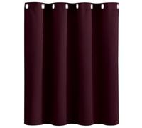 GAIFNAG Set di 1 Tende per Balcone 140 x 80 cm Termiche Isolanti, Tende Coprente e Moderne Tende Corte Tende Oscuranti per Matrimoni, Ristorante, Weinrot