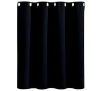 GAIFNAG Tende Oscuranti Camera da Letto 120 x 60 cm Termiche Isolanti, Tende Coprente e Moderne Tende con Anelli Tende Camera da Letto per Finestra Soggiorno Camera, Nero