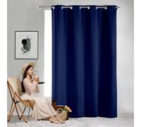 GAIFNAG Tende Oscuranti Camera da Letto 80 x 200 cm Termiche Isolanti, Tende Coprente e Moderne Tende per Interni Camera da Letto per Finestra Soggiorno Camera, Blu Scuro
