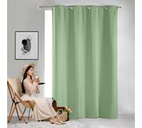 GAIFNAG Tende Oscuranti Termiche Morbide 150 x 60 cm Termiche Isolanti, Tende Coprente e Moderne Tende Corte Tende Oscuranti per Camera da Letto Salotto, Verde Tenero