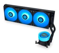 LIANLI Galahad II LITE 360 RGB Black CPU Cooler, 1.1" (28mm), Dotato di Ventola RGB, Compatibile con LGA1700, LGA1851, AM4, AM5, Radiatore da 14,2 pollici (360 mm), Spessore 1,1" (27 mm)