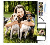 GAILEAF Dipingi con i numeri personalizzati per adulti, kit per dipingere ritratti e animali domestici, regali fai-da-te Crea la tua foto