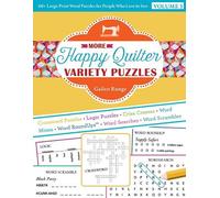 Gailen Runge More Happy Quilter Variety Puzzles-Volume 3 (Tascabile)