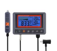 GAIN EXPRESS Controller per monitor digitale CO2 anidride carbonica IAQ con funzione relè Cavo da 4,5 m Sonda di rilevamento NDIR per serra, casa, ufficio, fabbrica