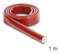 Gaine guida cavi Delock rosso 10 mm x 100 cm