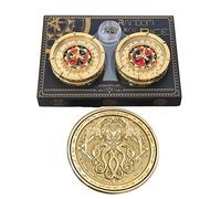 GAINFI DND Random King Dadi Spinner, 7 in 2 Dual-Spin Ruote Cthulhu, Dadi in metallo DND per Dungeon e Draghi RPG, gameplay personalizzabile, Multiple Play Way fino a 30+