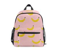 GAIREG Bananas - Zaino per bambini e bambine, con targhetta per nome, piccolo, per la scuola materna, colore: rosa, Banane Rosa, 3-5 Years, Zaini Carino