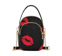 GAIREG Borsa a tracolla verde con 3 tasche per racchetta da tennis, Bacio Rosso Nero